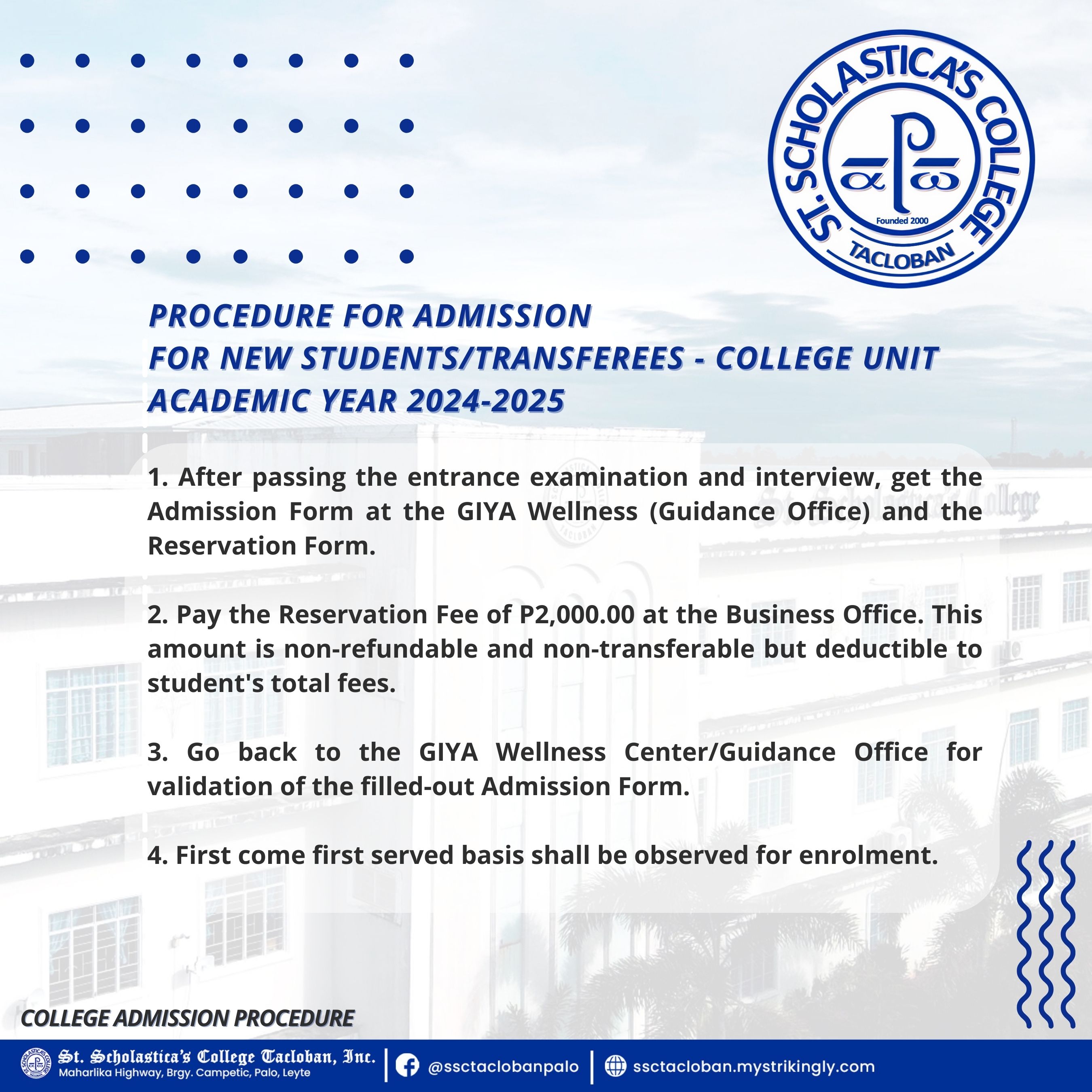 Enrollment Procedure