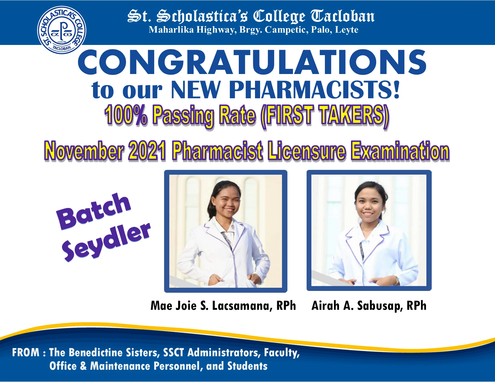 Newly Registered Pharmacist